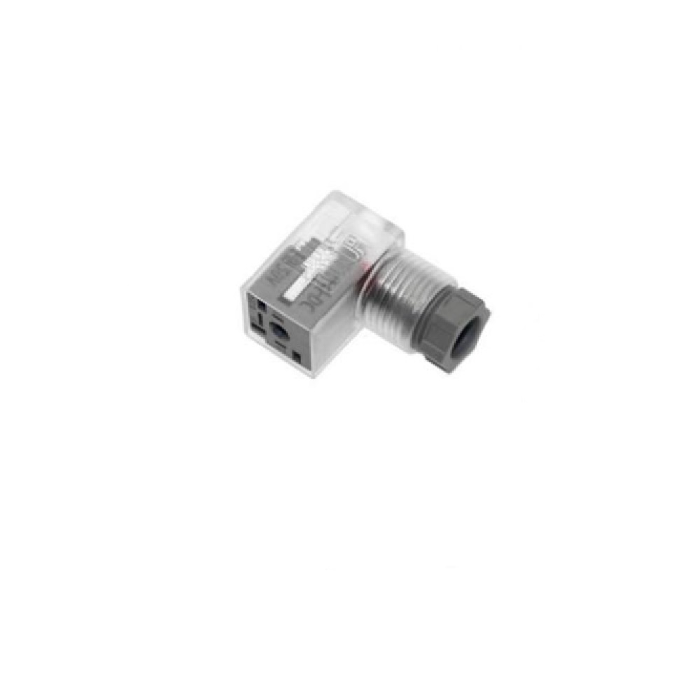 VCN-027-00 MENCOM SOLENOID VALVE CONNECTOR<BR>FORM C DIN 2+G PG7 CG 250VAC/DC (BK)